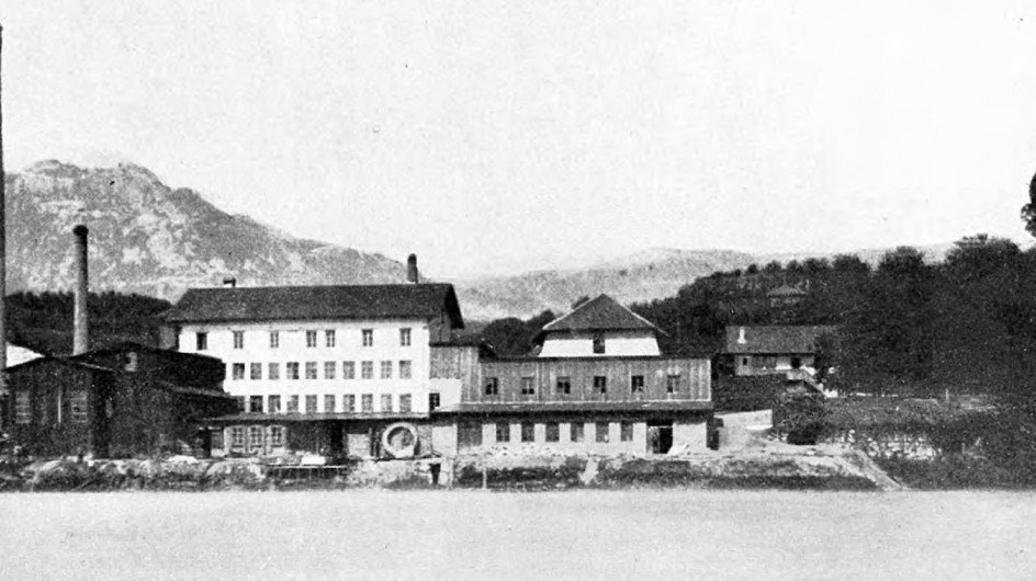 Ansicht Cellulose Attisholz aus dem Jahr 1886