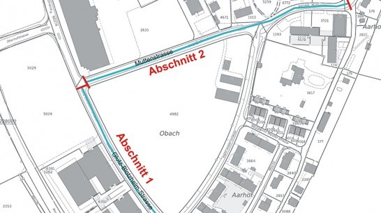 Solothurn, noise abatement project municipal roads