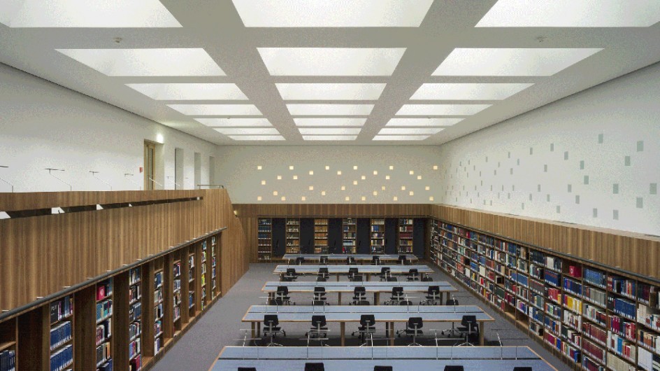 Lesesaal Universitätsbibliothek / © Marco Schibig und Burgerbibliothek Bern