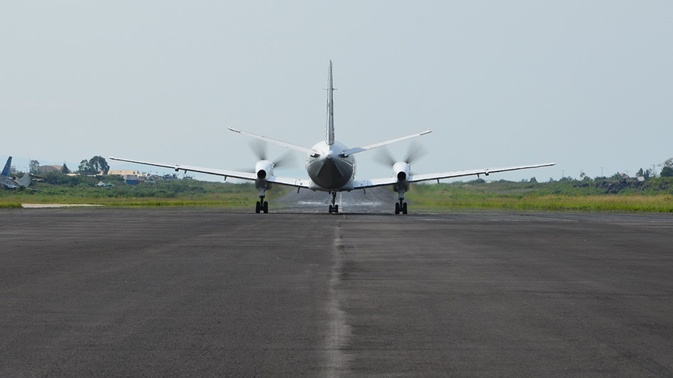 Pistenverlängerung Goma International Airports Kongo