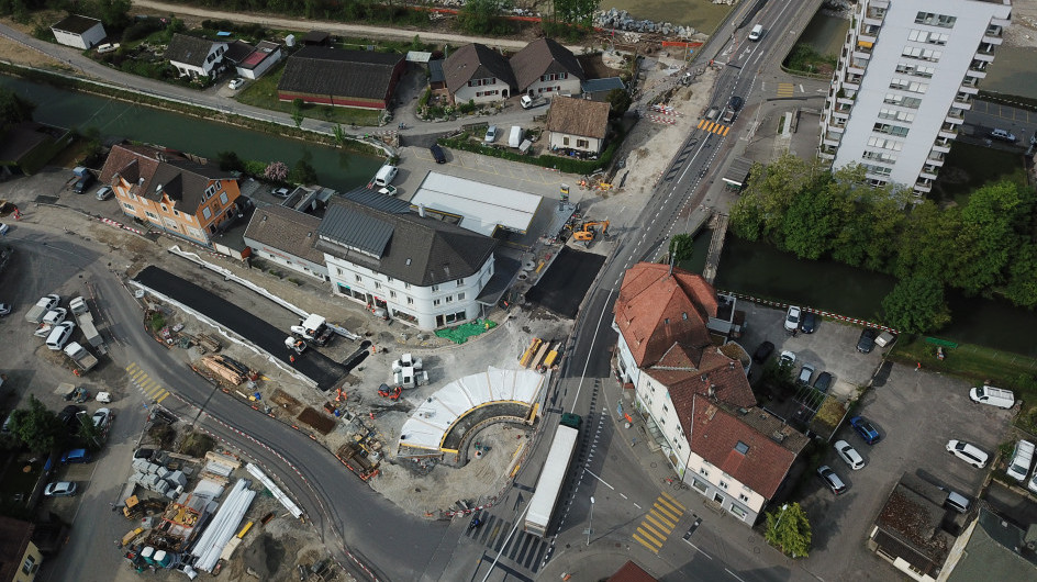 1. Mai 2020: Belagseinbau Luzernstrasse