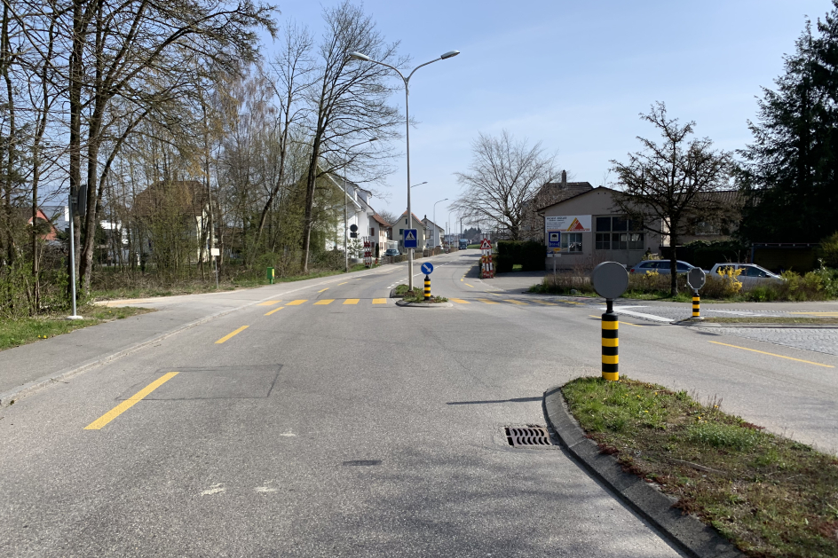 Knotenbereich Zuchwil-/Solothurnstrasse eingangs Luterbach (Ausgangslage)