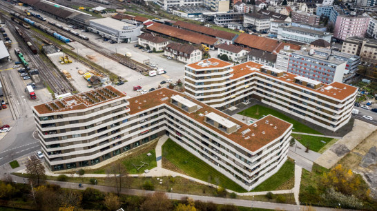 Biel, Wohnüberbauung Schwanengasse Baufeld A+B (Schüsspark)