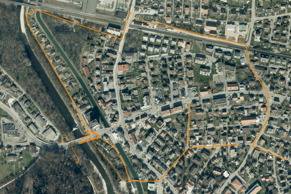 Neue Veloführung im Gebiet Kreuzplatz