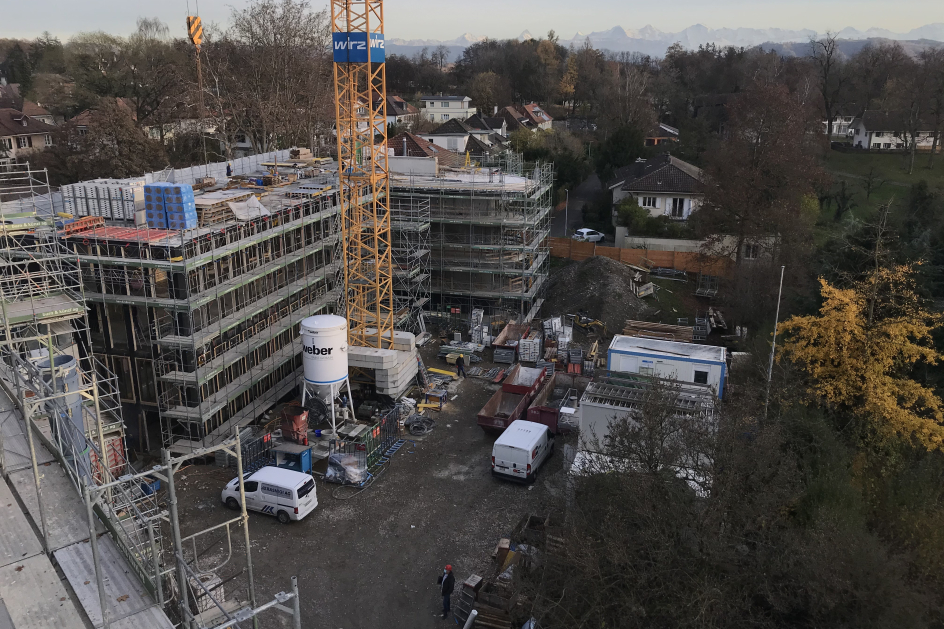 Rohbau Nebengebäude abgeschlossen