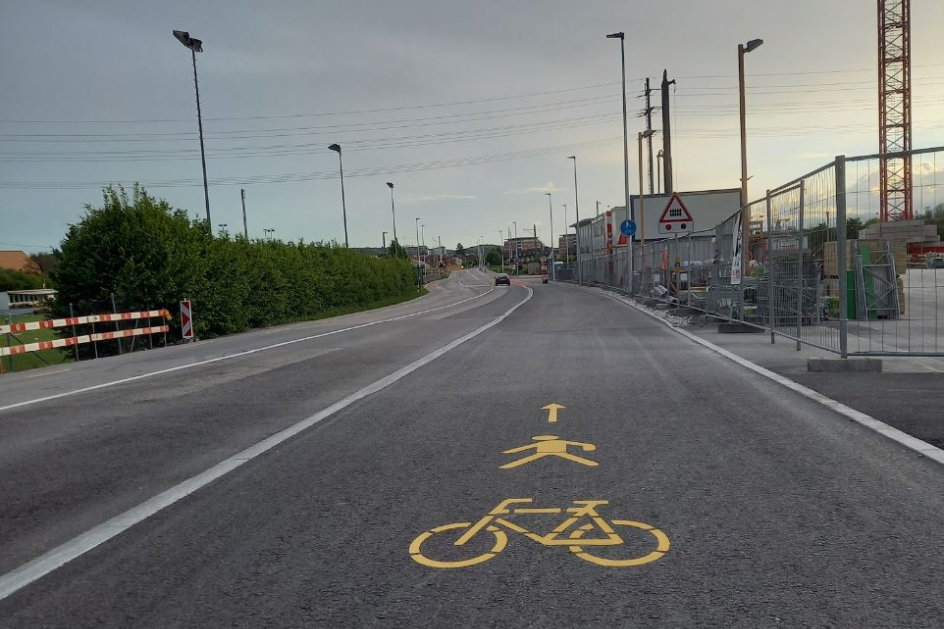 Neuer Fuss- und Radweg bei der Emmebrücke