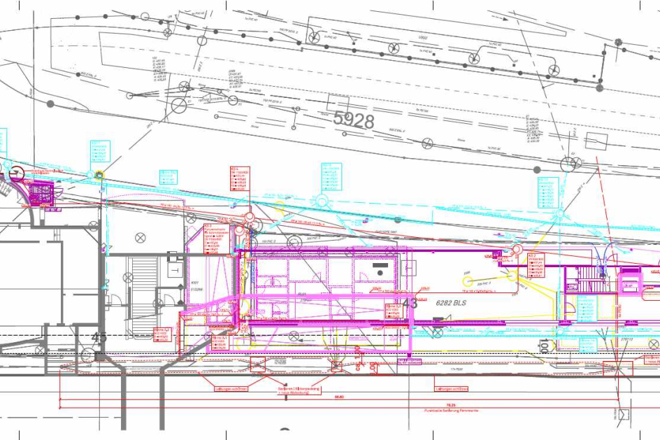 Situationsplan Werkleitungen