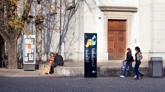 Olten, pedestrian guide-system 