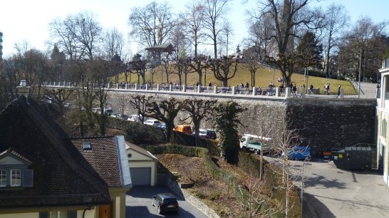 Bern, Stützmauer Kleine Schanze