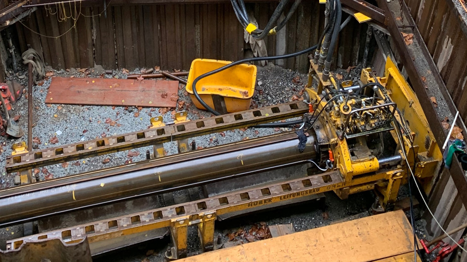 Richtgesteuerter Pressvortrieb