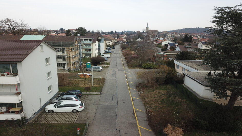 Thunstrasse vor der Sanierung und Umgestaltung