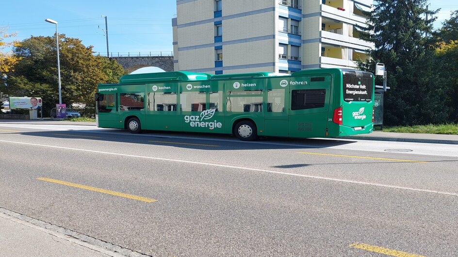 Sanierte Busbucht