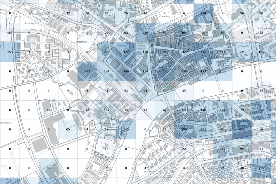 Analyse der Risikorelevanz mittels Scannerzellen im GIS