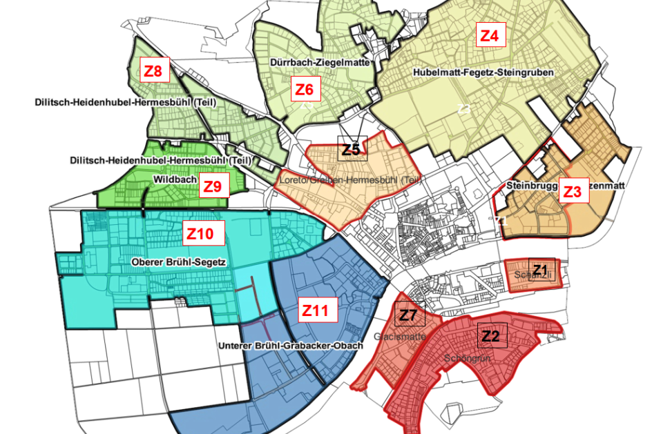 Parkkartenzone in Solothurn