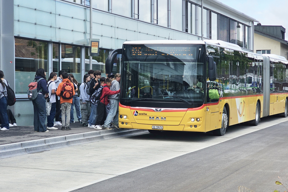 Testbetrieb Bus in Neuendorf