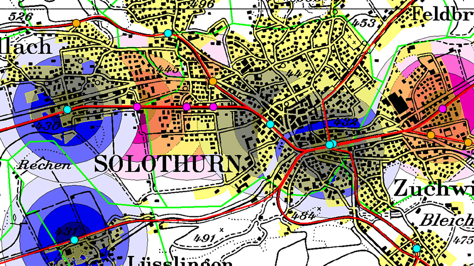 Potenzialanalyse Bahnhofstandorte im Kanton Solothurn