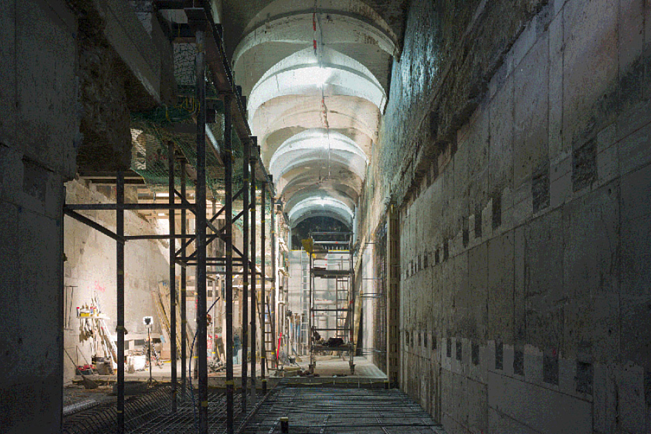 Neue Haustechnikzentrale Bauzustand / © Marco Schibig und Burgerbibliothek Bern