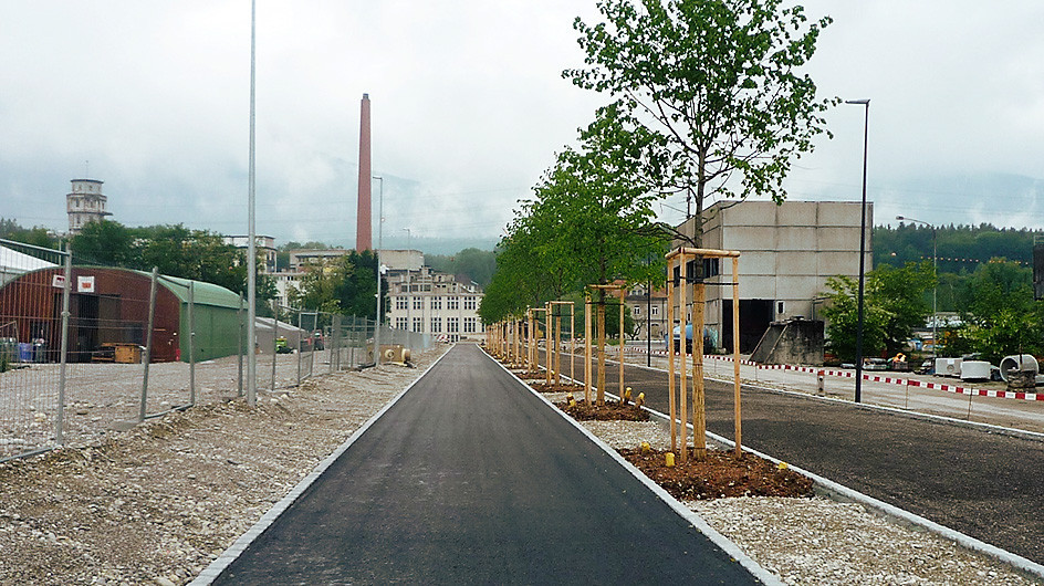 Arealentwicklung «Attisholz Süd», neue Erschliessungsstrasse